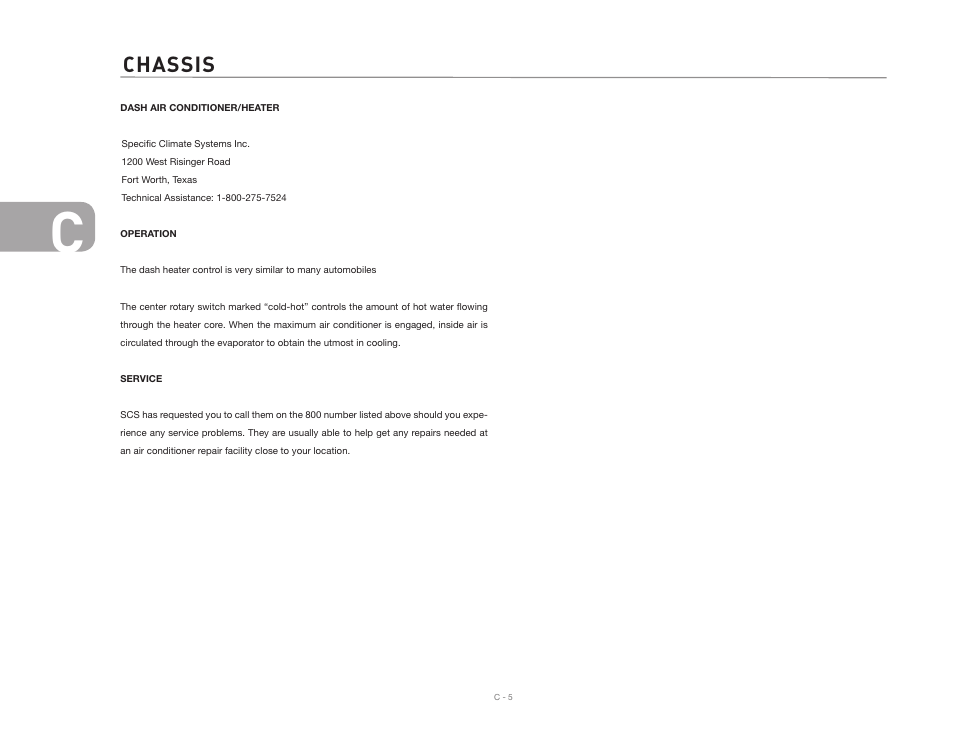 Chassis | Airstream 390 User Manual | Page 22 / 103