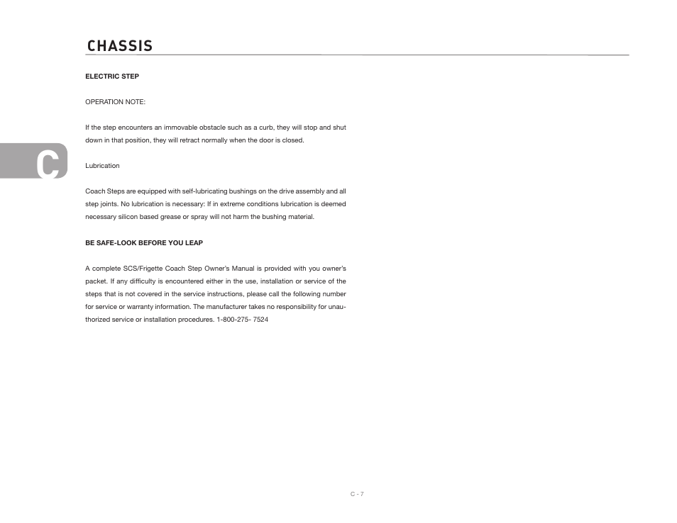 Chassis | Airstream 390 User Manual | Page 24 / 103