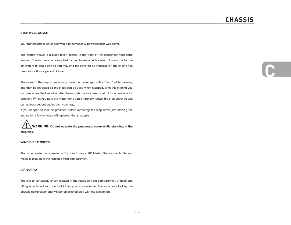 Chassis | Airstream 390 User Manual | Page 25 / 103