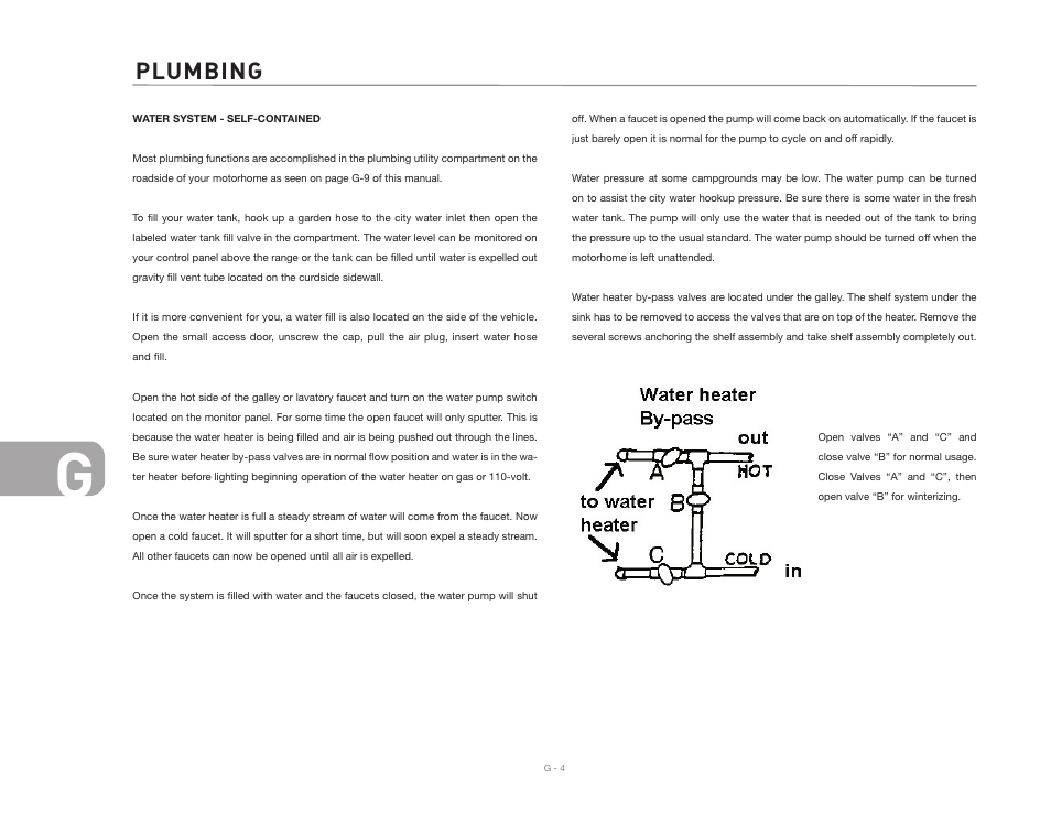 Plumbing | Airstream 390 User Manual | Page 50 / 103