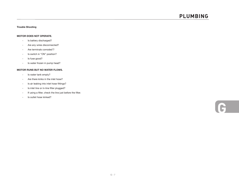 Plumbing | Airstream 390 User Manual | Page 53 / 103