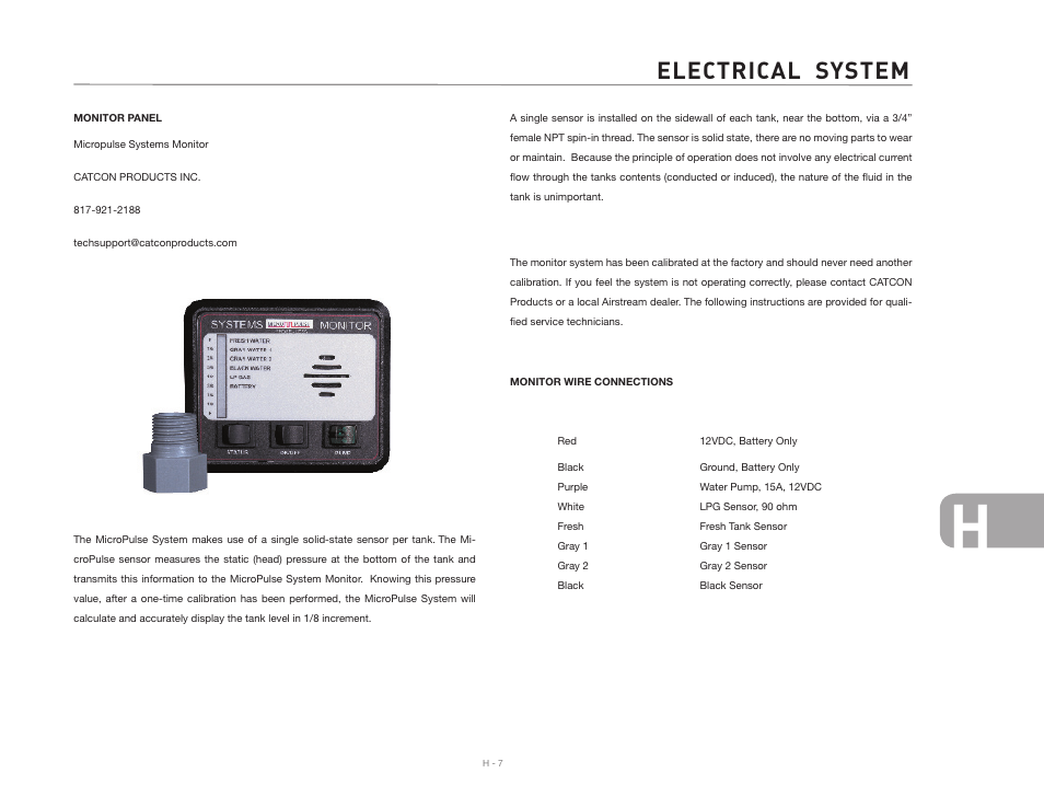 Electrical system | Airstream 390 User Manual | Page 79 / 103
