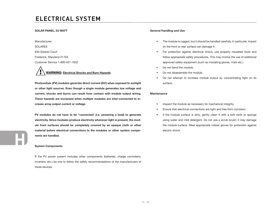 Electrical system | Airstream 390 User Manual | Page 90 / 103
