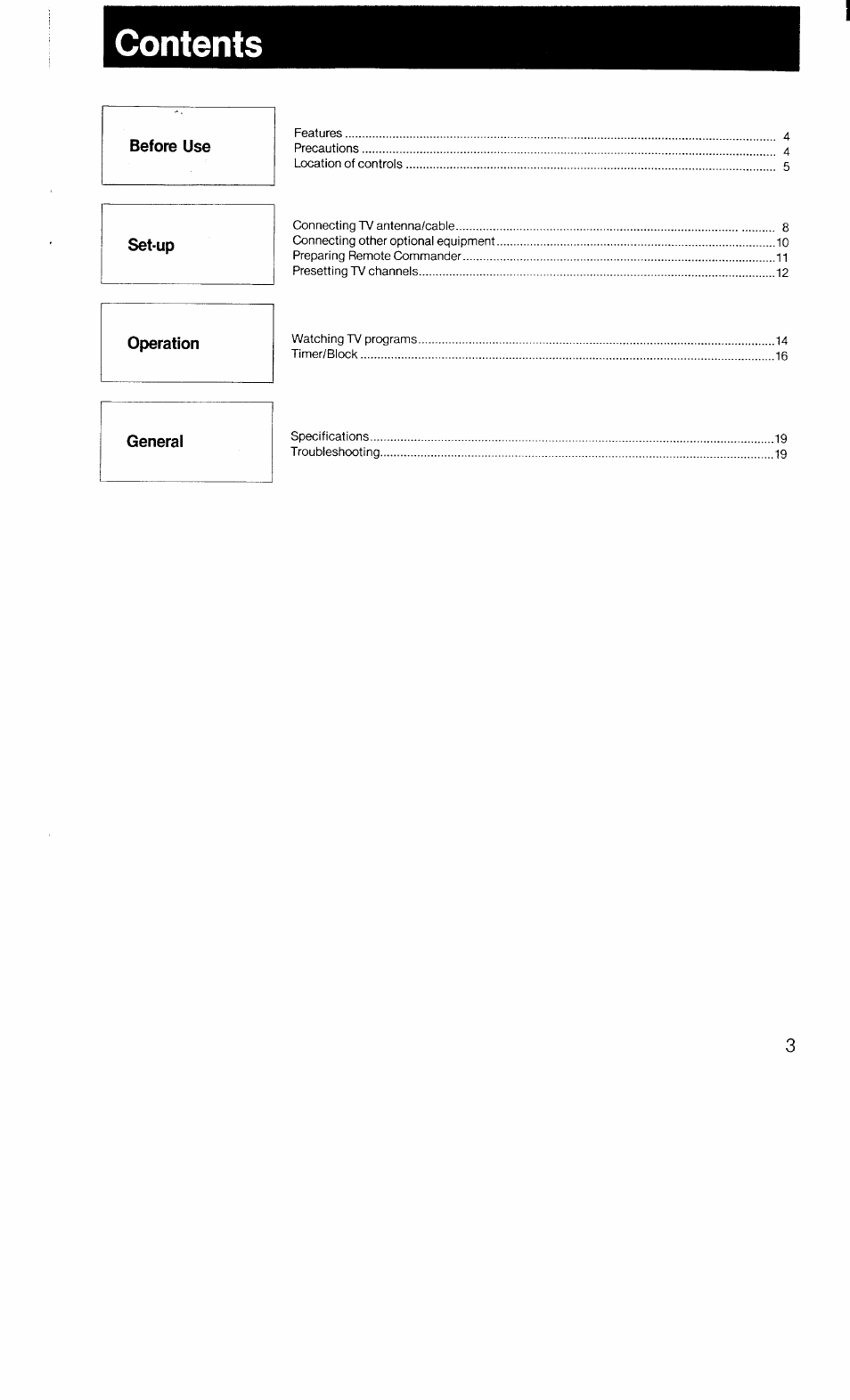 Sony KV-27TS20 User Manual | Page 3 / 19