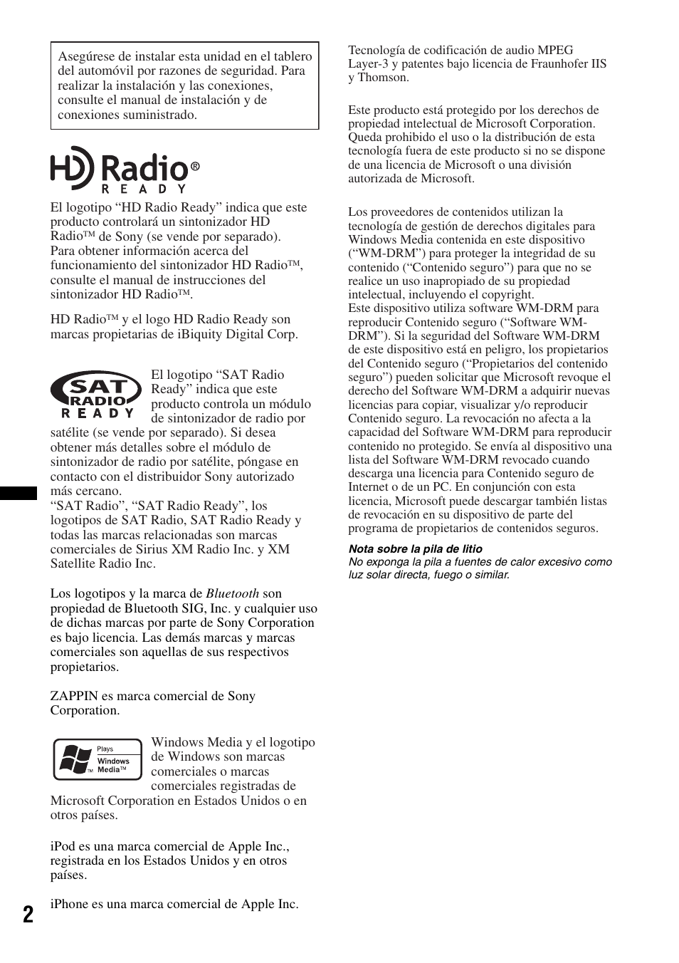 Sony MEX-BT38UW User Manual | Page 36 / 72