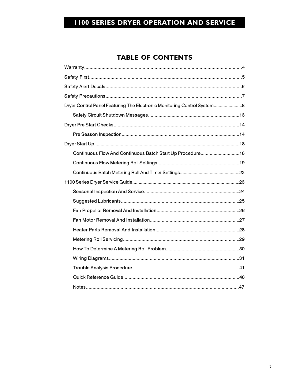 Airstream 1100 SERIES SINGLE FAN PNEG-339 User Manual | Page 3 / 54