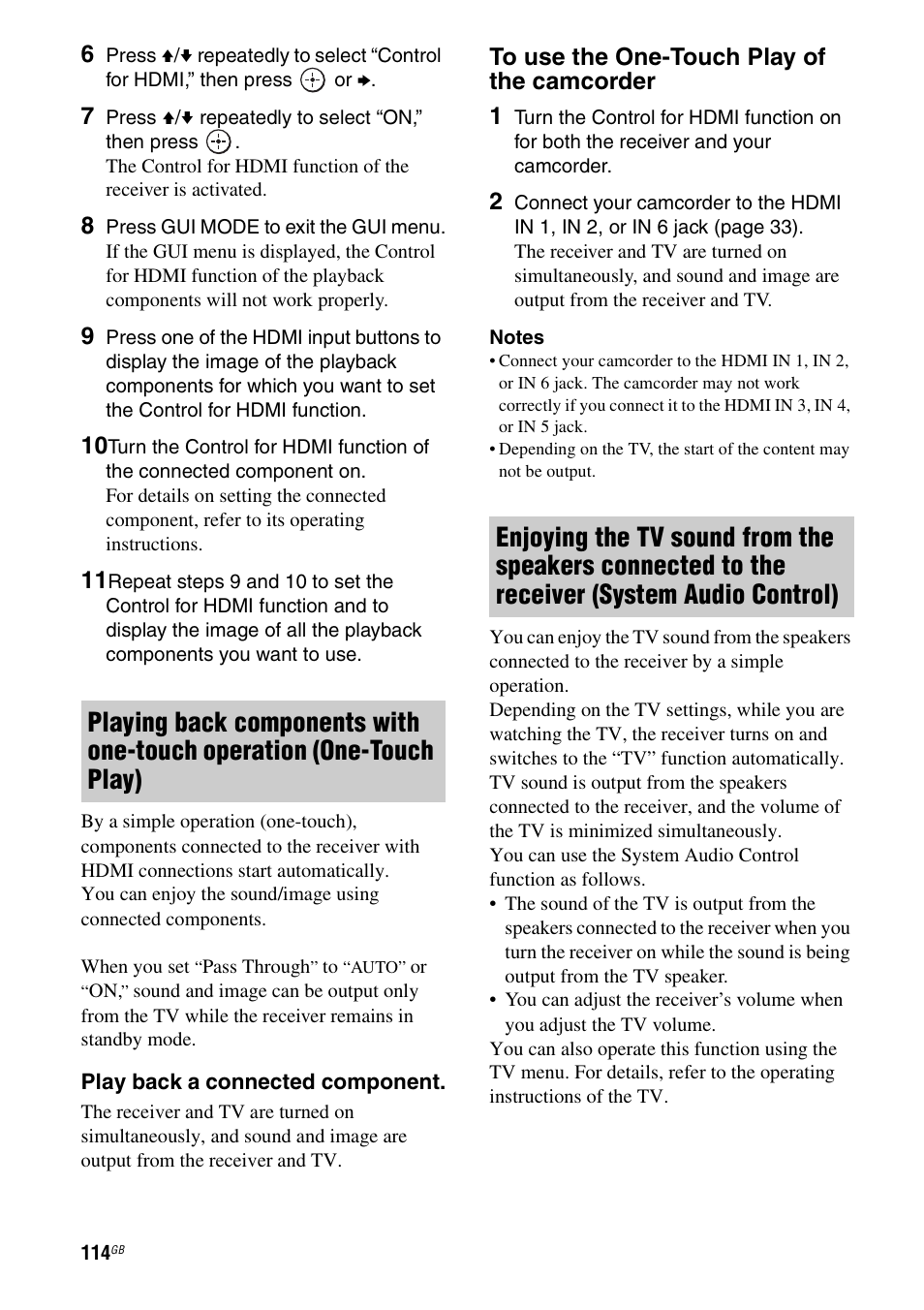 Sony STR-DA5500ES User Manual | Page 114 / 198