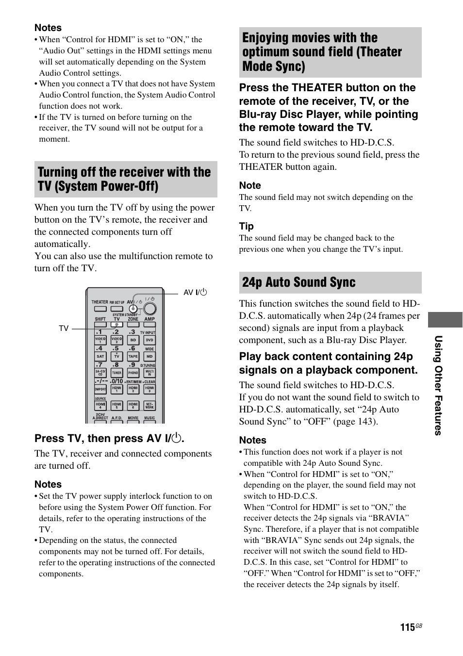 Sony STR-DA5500ES User Manual | Page 115 / 198