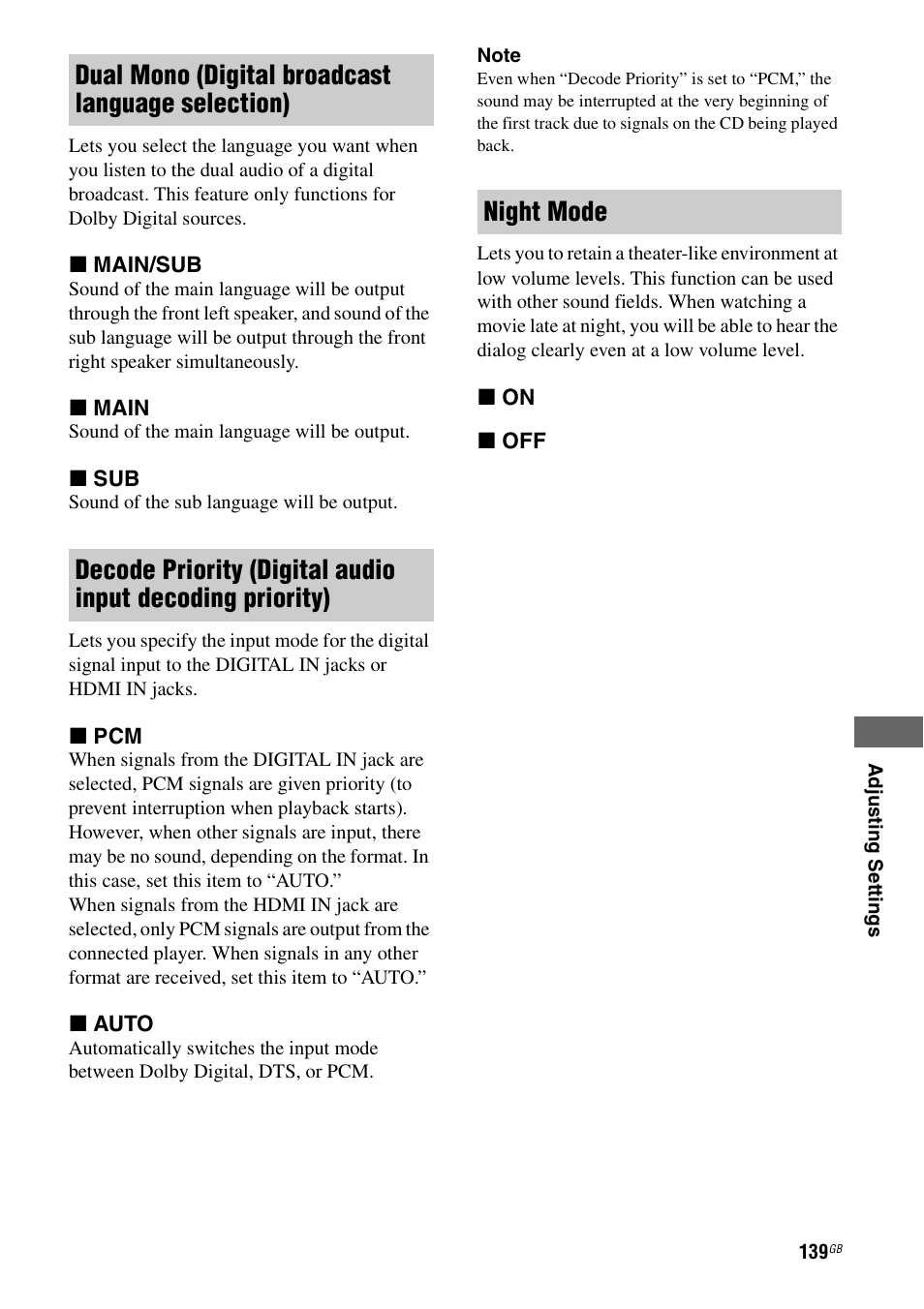 Sony STR-DA5500ES User Manual | Page 139 / 198