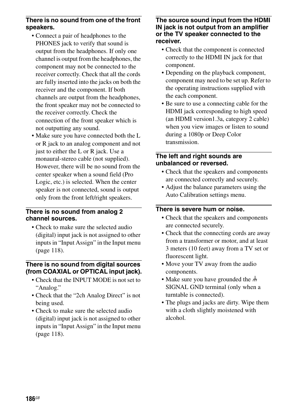 Sony STR-DA5500ES User Manual | Page 186 / 198