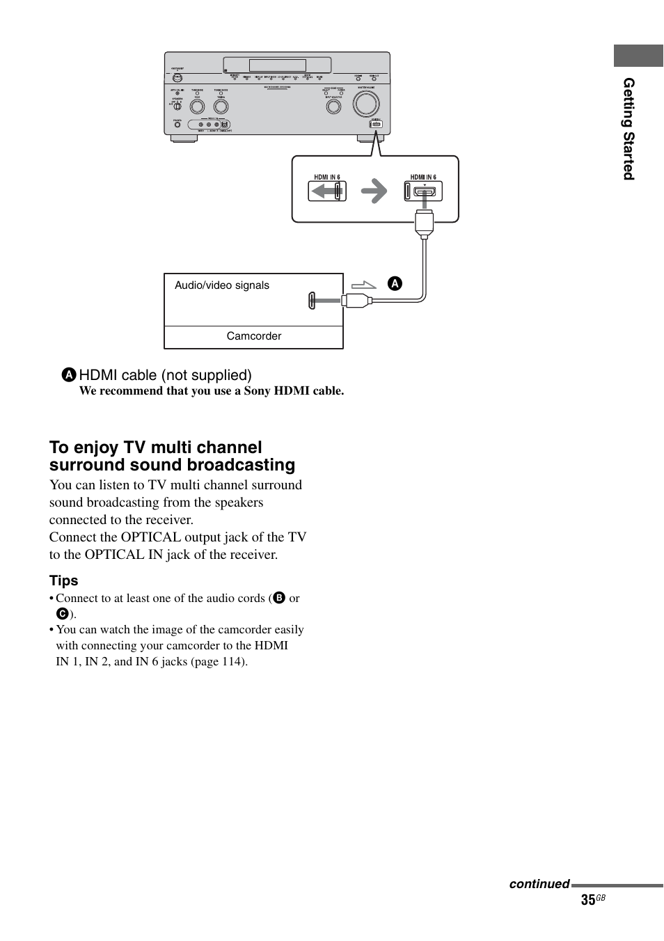 Sony STR-DA5500ES User Manual | Page 35 / 198