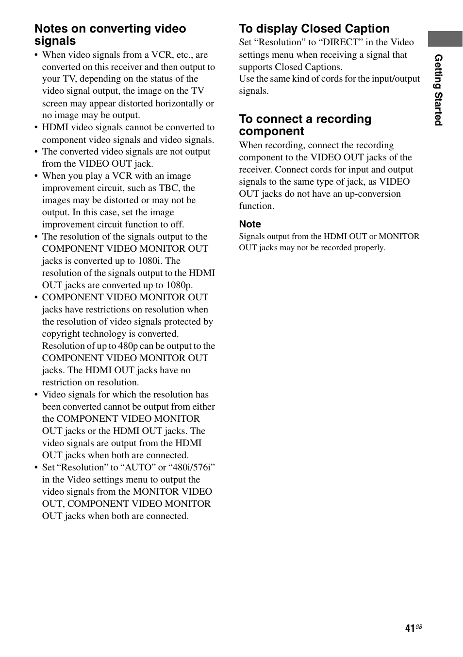 Sony STR-DA5500ES User Manual | Page 41 / 198