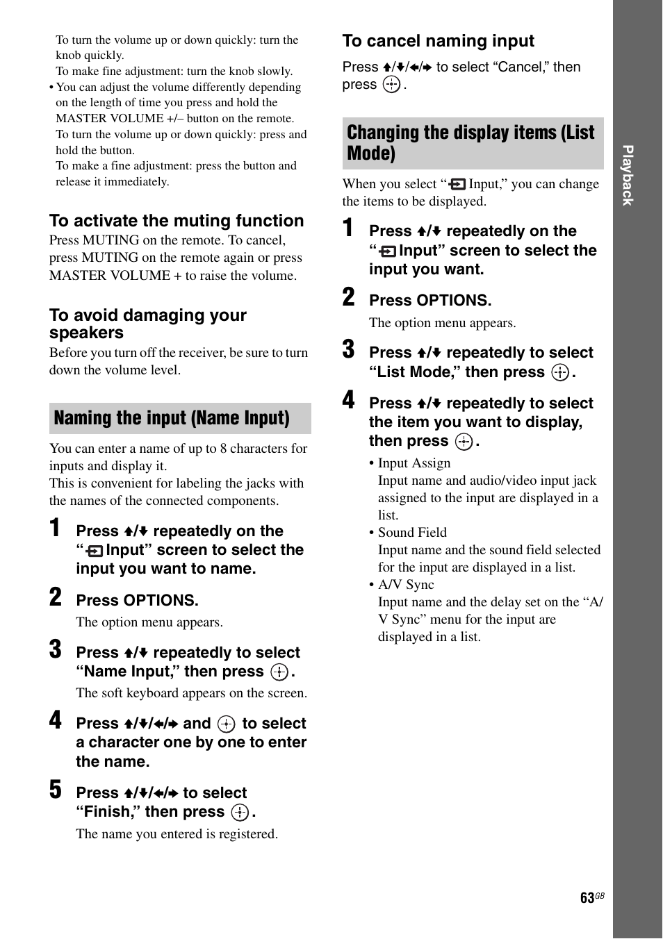 Sony STR-DA5500ES User Manual | Page 63 / 198
