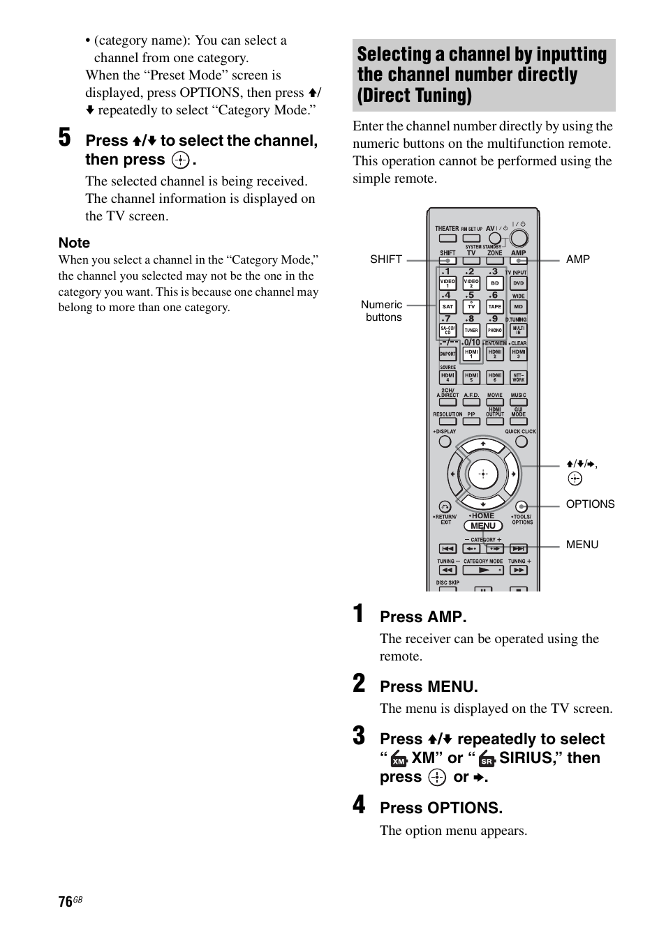 Sony STR-DA5500ES User Manual | Page 76 / 198