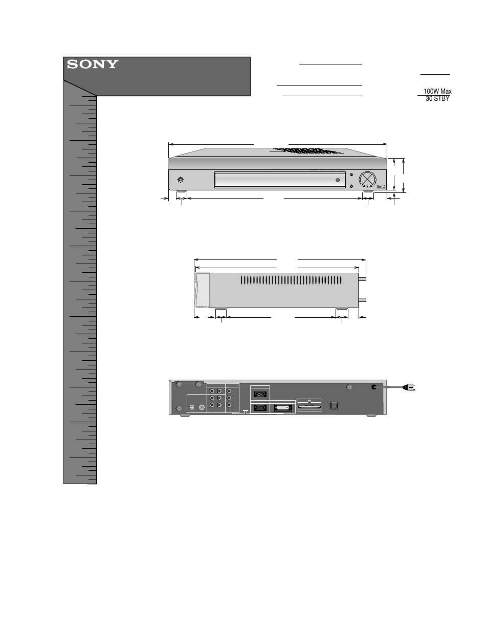 Sony SAT-HD200 User Manual | 1 page