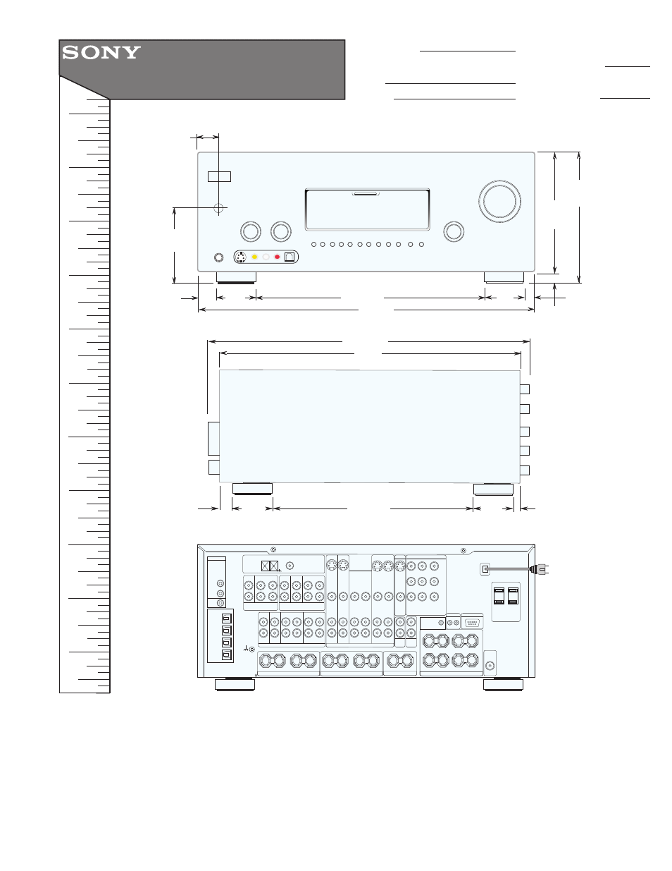 Sony STR-DA2000ES User Manual | 1 page