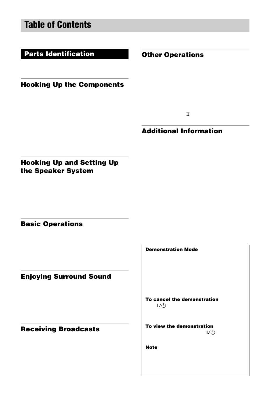 Sony STR-DE1075 User Manual | Page 3 / 56