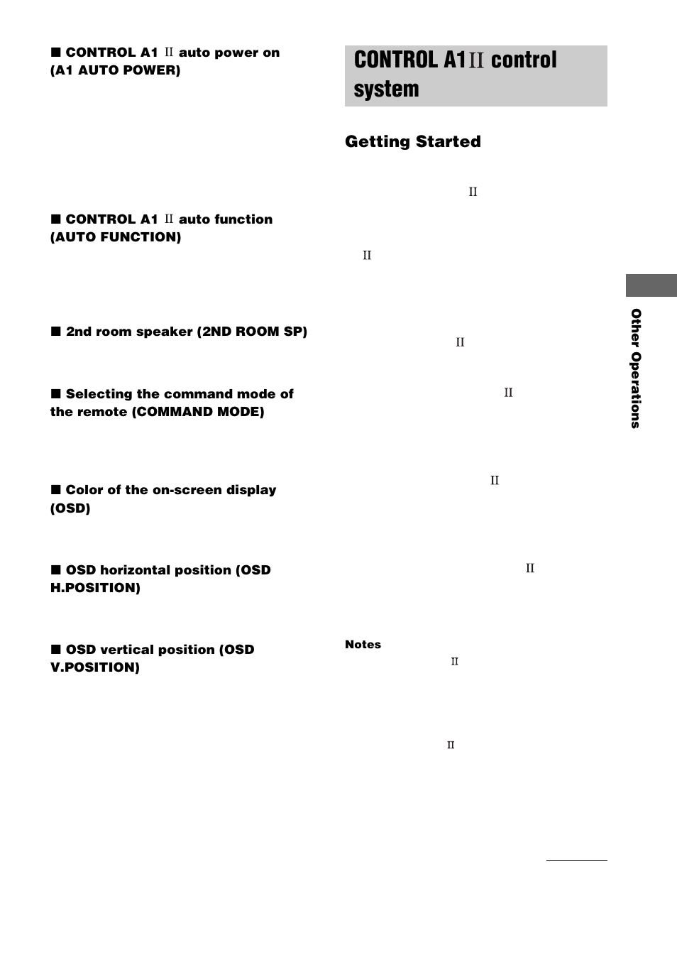 Control a1 control system | Sony STR-DE1075 User Manual | Page 41 / 56