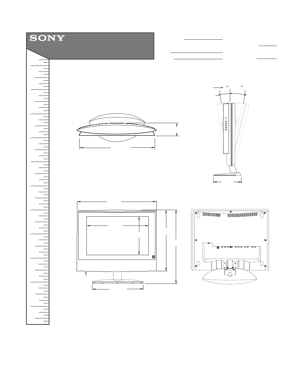 Sony KLV-15SR1 User Manual | 1 page