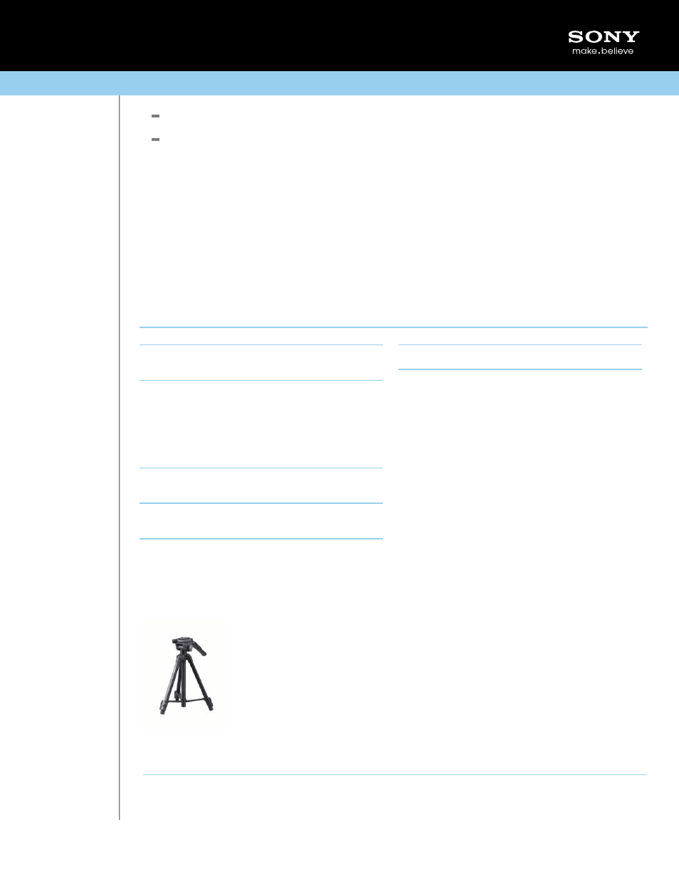 Sony VCT-50AV User Manual | 1 page