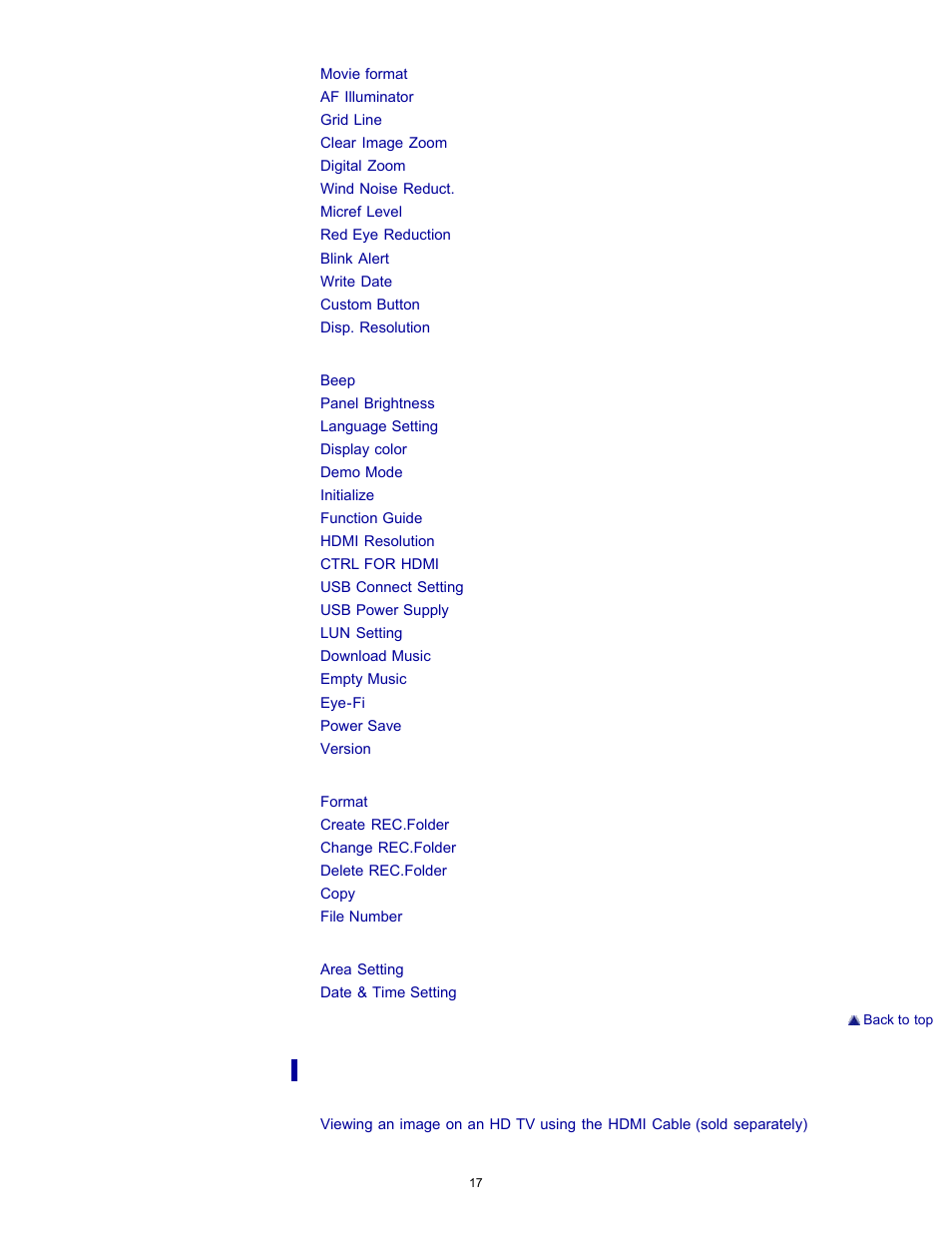 Sony DSC-HX300 User Manual | Page 24 / 252