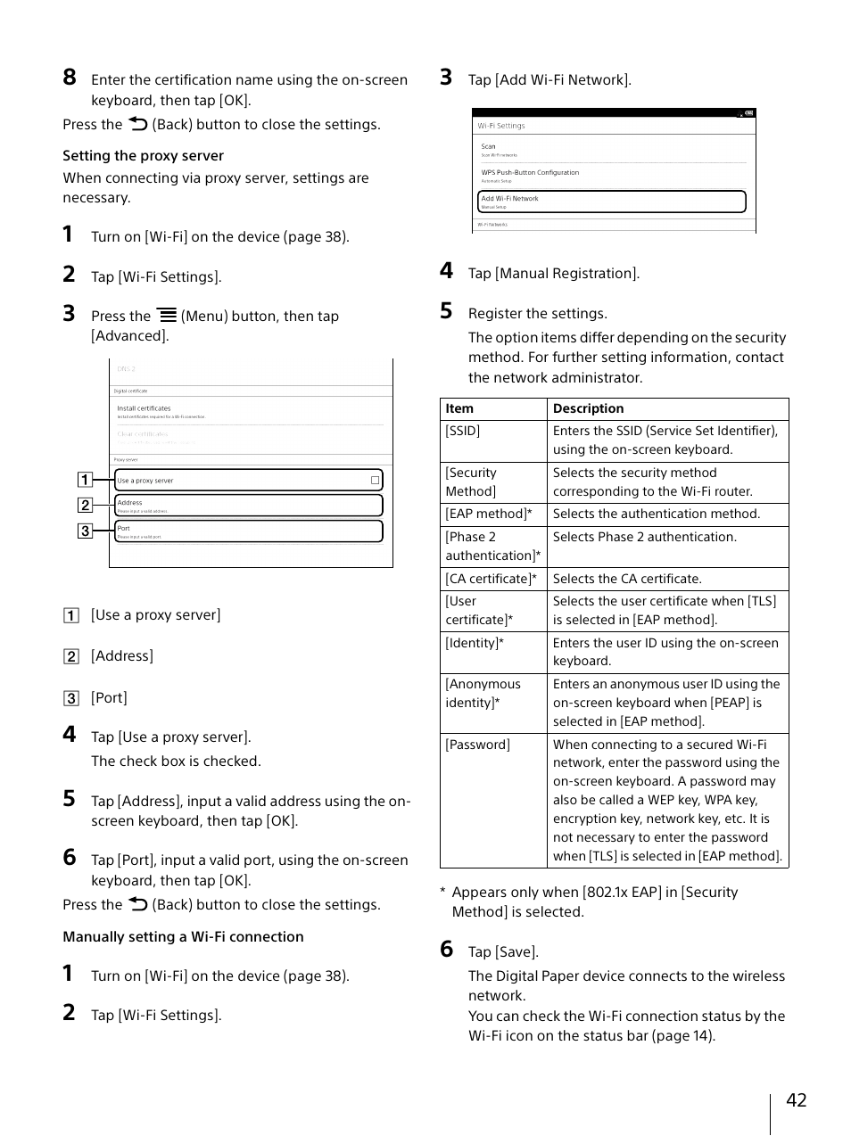Sony DPT-S1 User Manual | Page 42 / 67