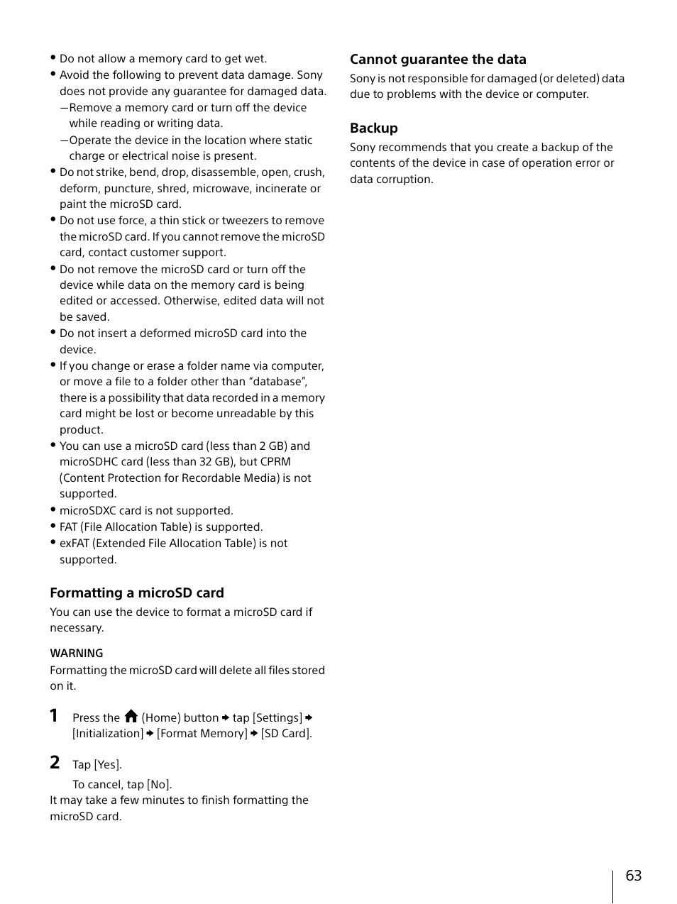 Sony DPT-S1 User Manual | Page 63 / 67