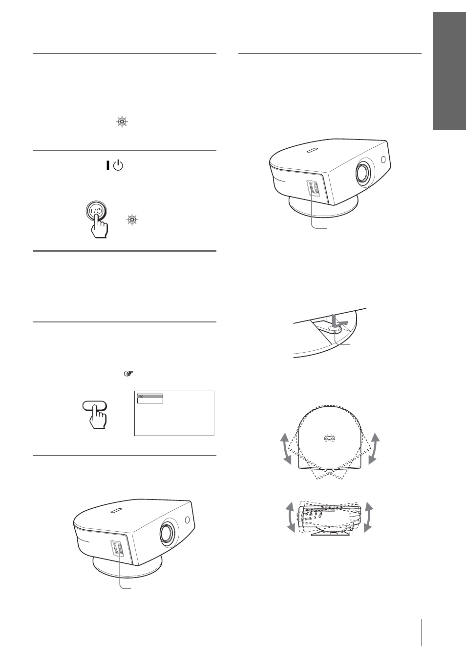 Sony VPL-HS2 User Manual | Page 13 / 132