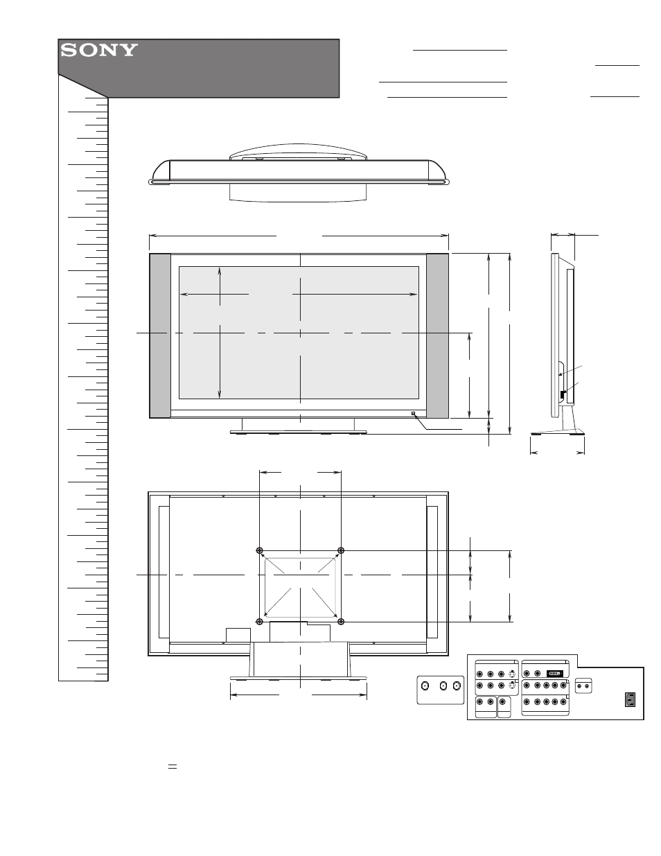 Sony KE-42XS910 User Manual | 1 page