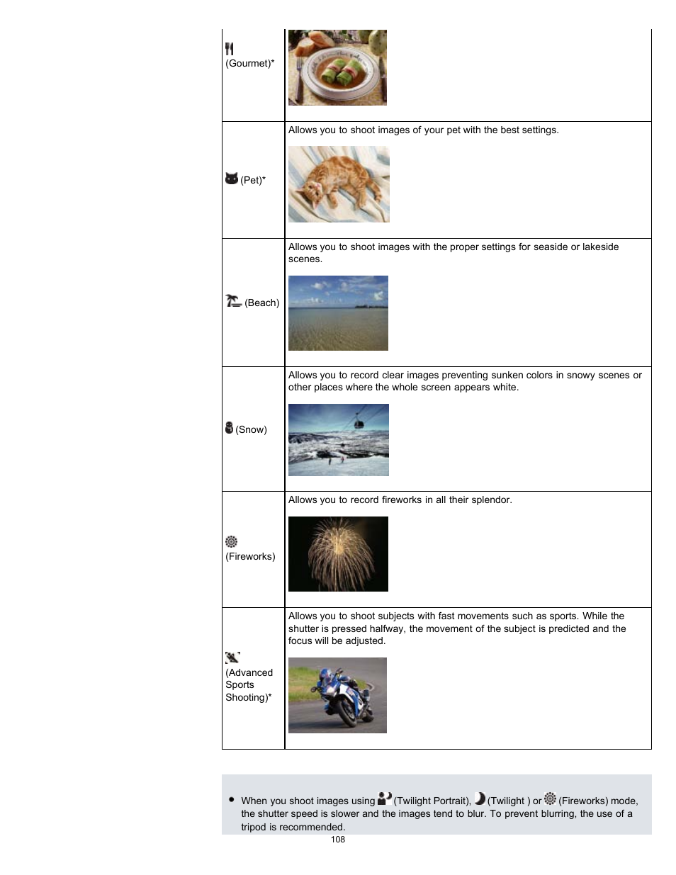 Sony DSC-HX7V User Manual | Page 108 / 271