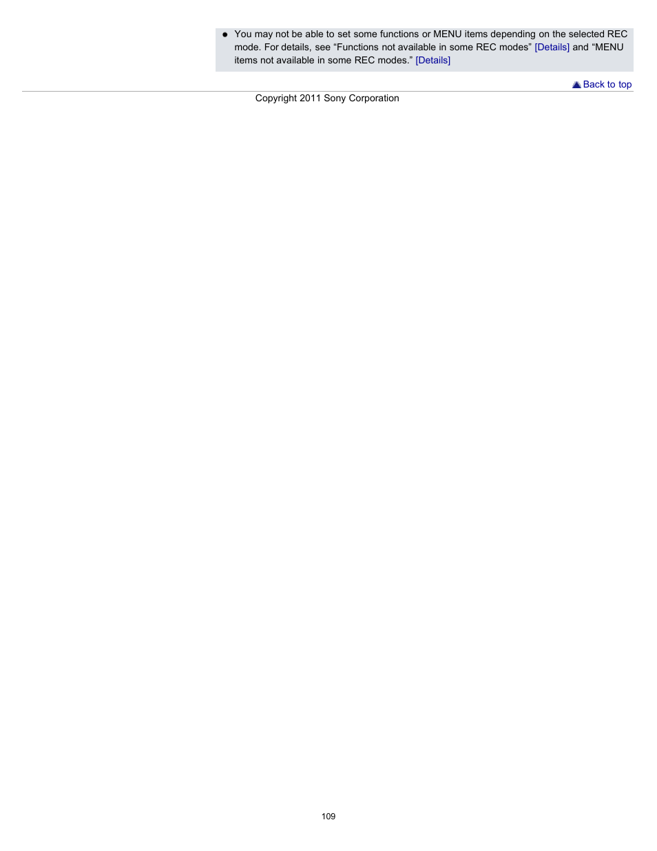Sony DSC-HX7V User Manual | Page 109 / 271