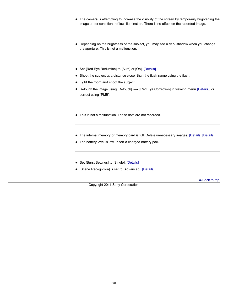 Sony DSC-HX7V User Manual | Page 234 / 271