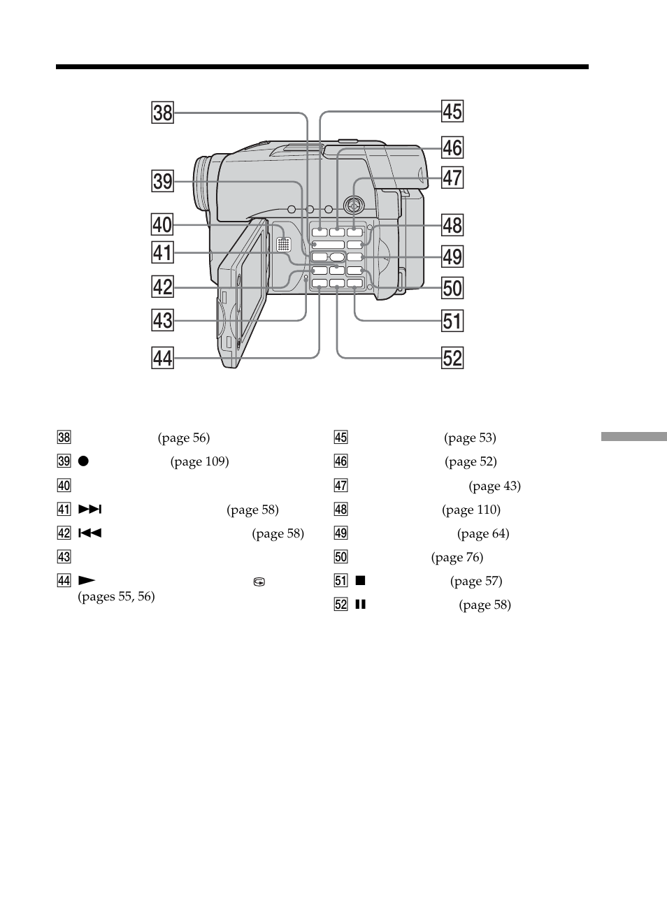 El ek r; ra rs rd rf rg rh rj rk rl t; ta ts | Sony DCR-DVD101 User Manual | Page 141 / 148