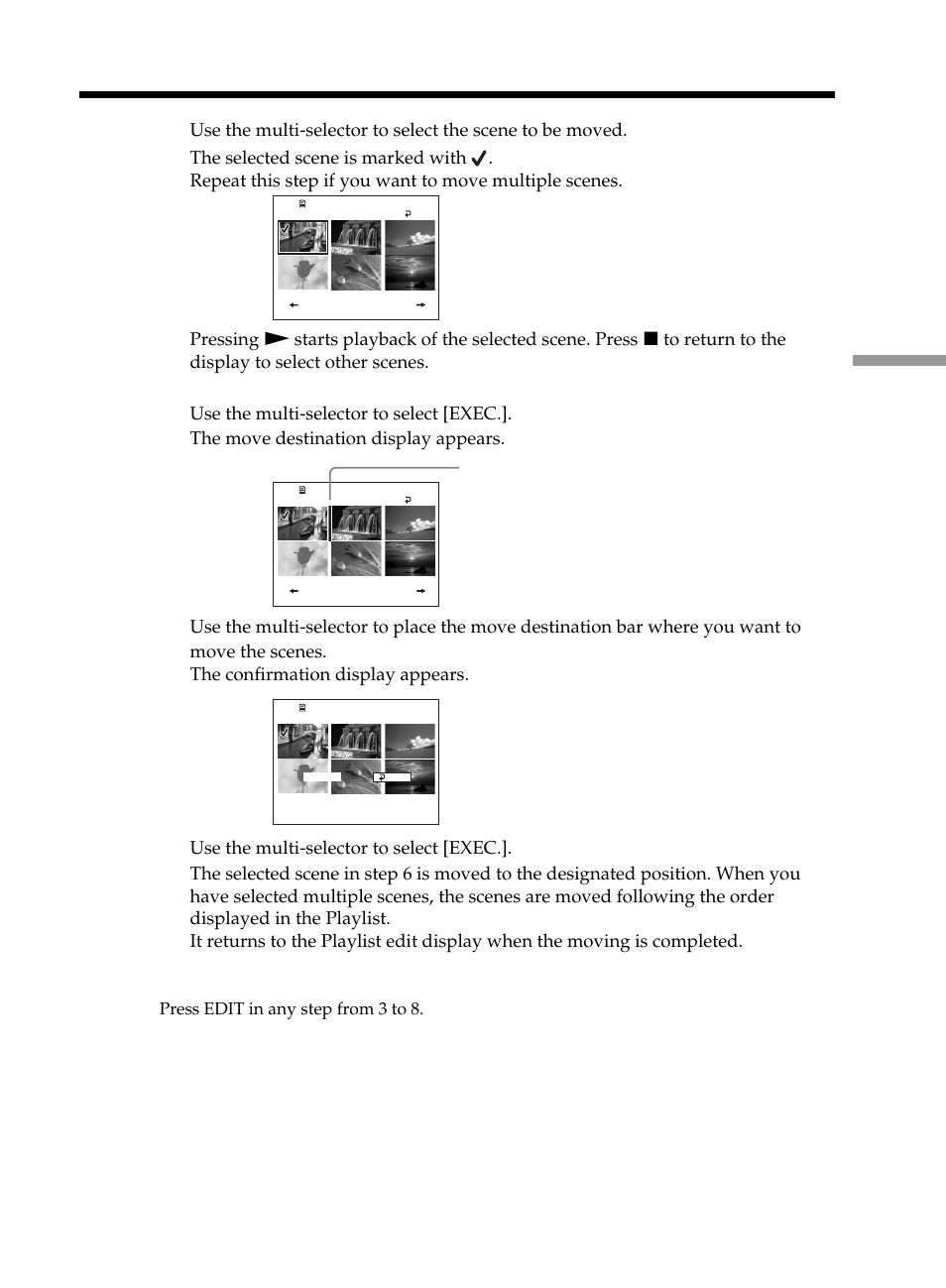 Move | Sony DCR-DVD101 User Manual | Page 83 / 148