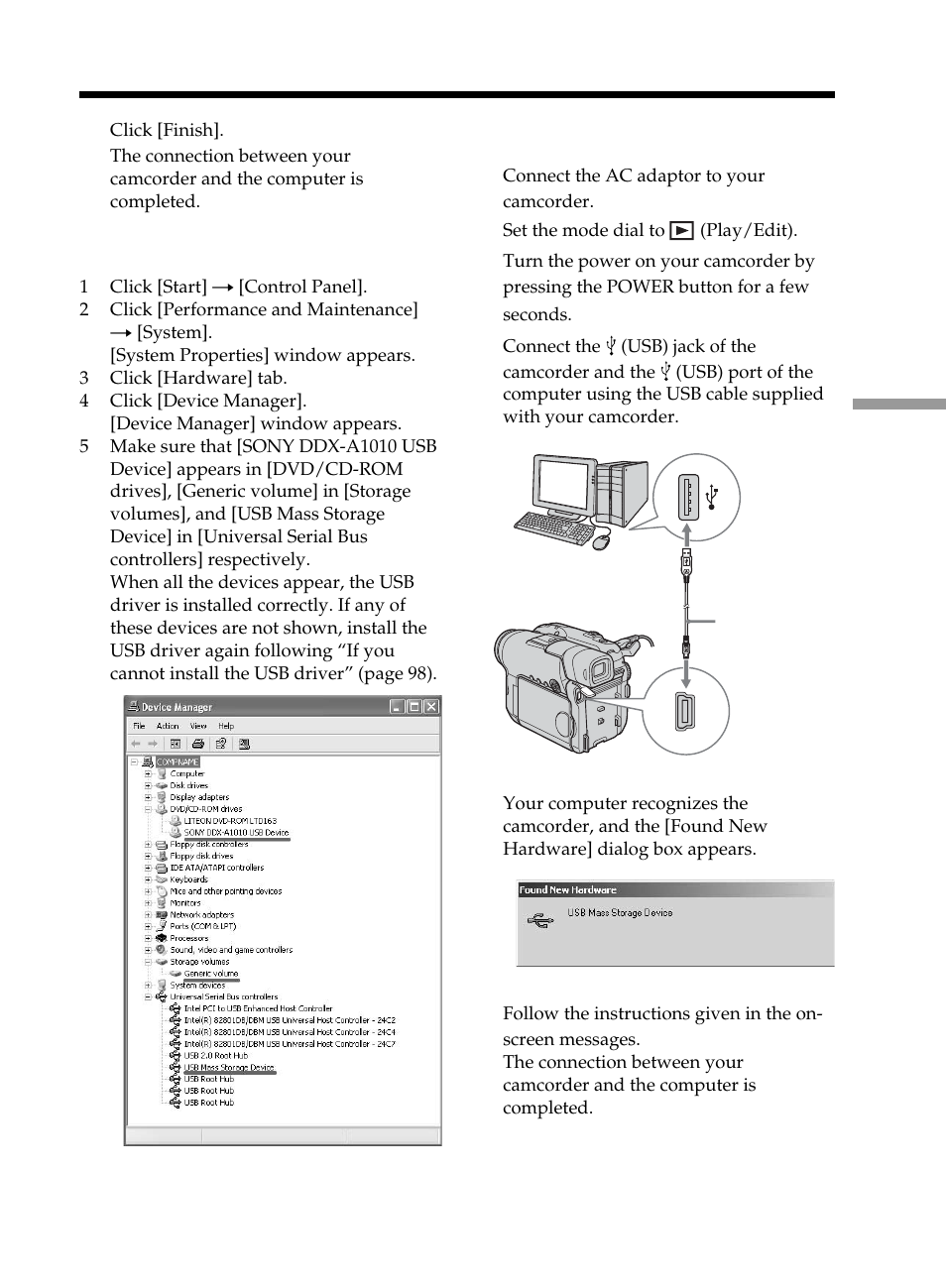 Sony DCR-DVD101 User Manual | Page 95 / 148