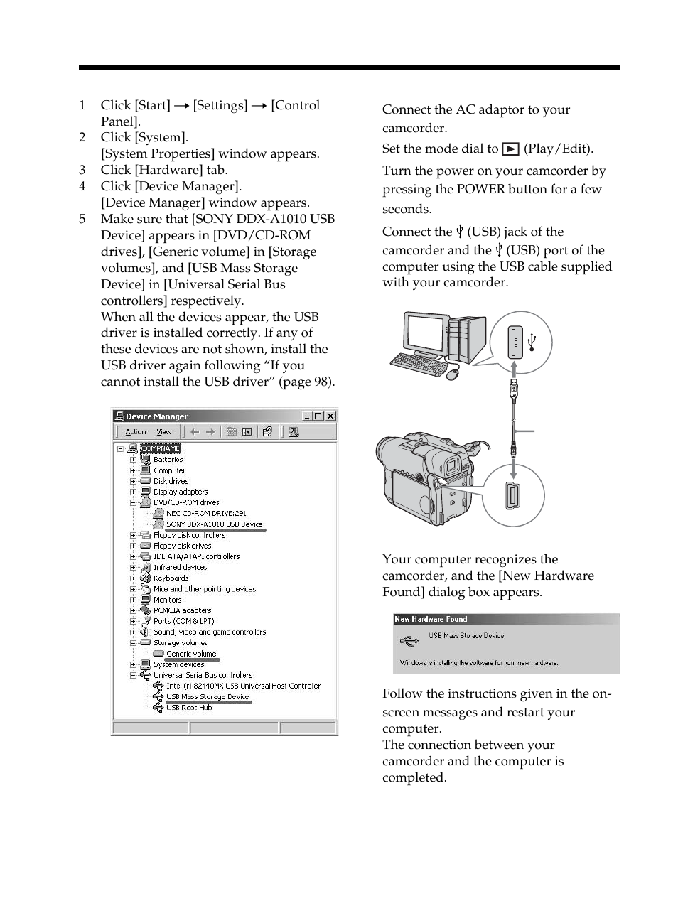 Sony DCR-DVD101 User Manual | Page 96 / 148