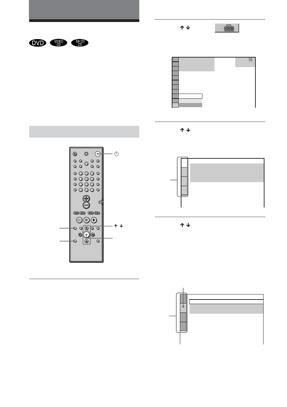 Settings and adjustments, Using the setup display, How to use the setup display | Sony DAV-C450 User Manual | Page 66 / 88