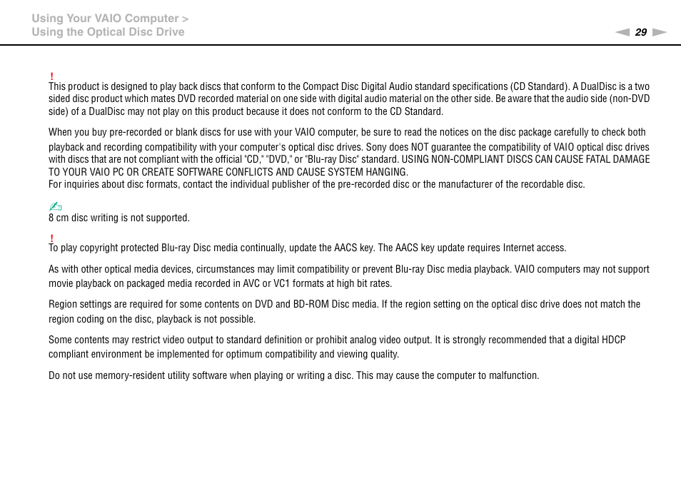 Sony VGC-JS320J User Manual | Page 29 / 120