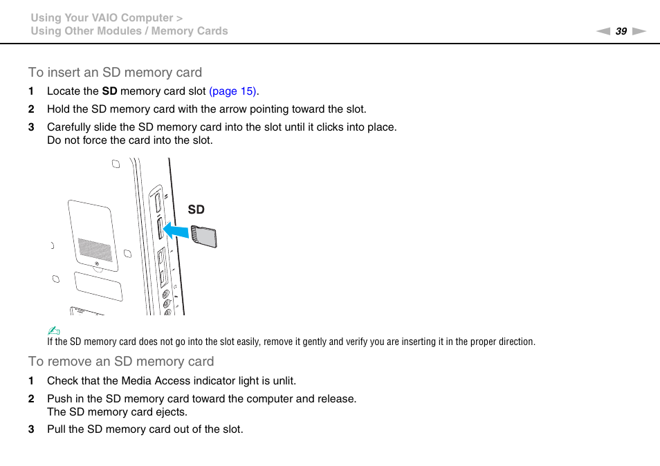 Sony VGC-JS320J User Manual | Page 39 / 120