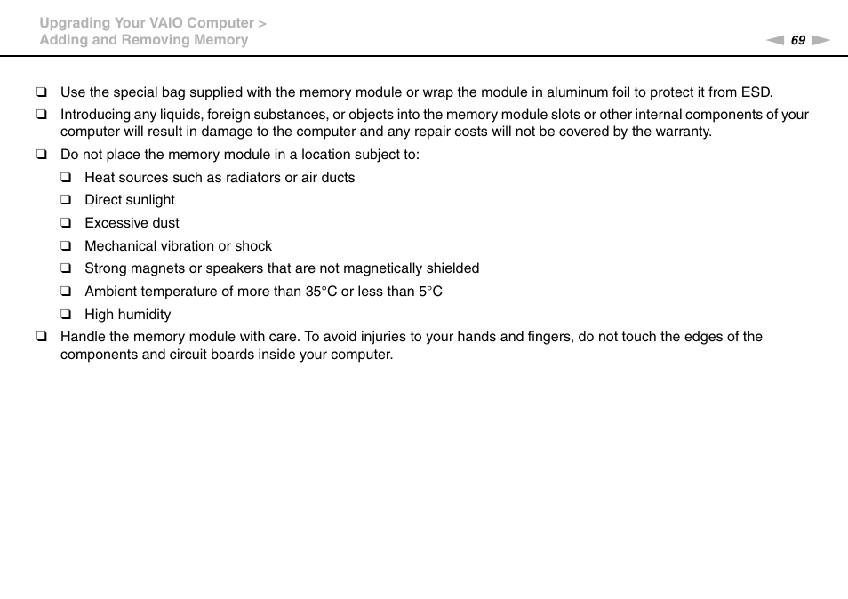 Sony VGC-JS320J User Manual | Page 69 / 120