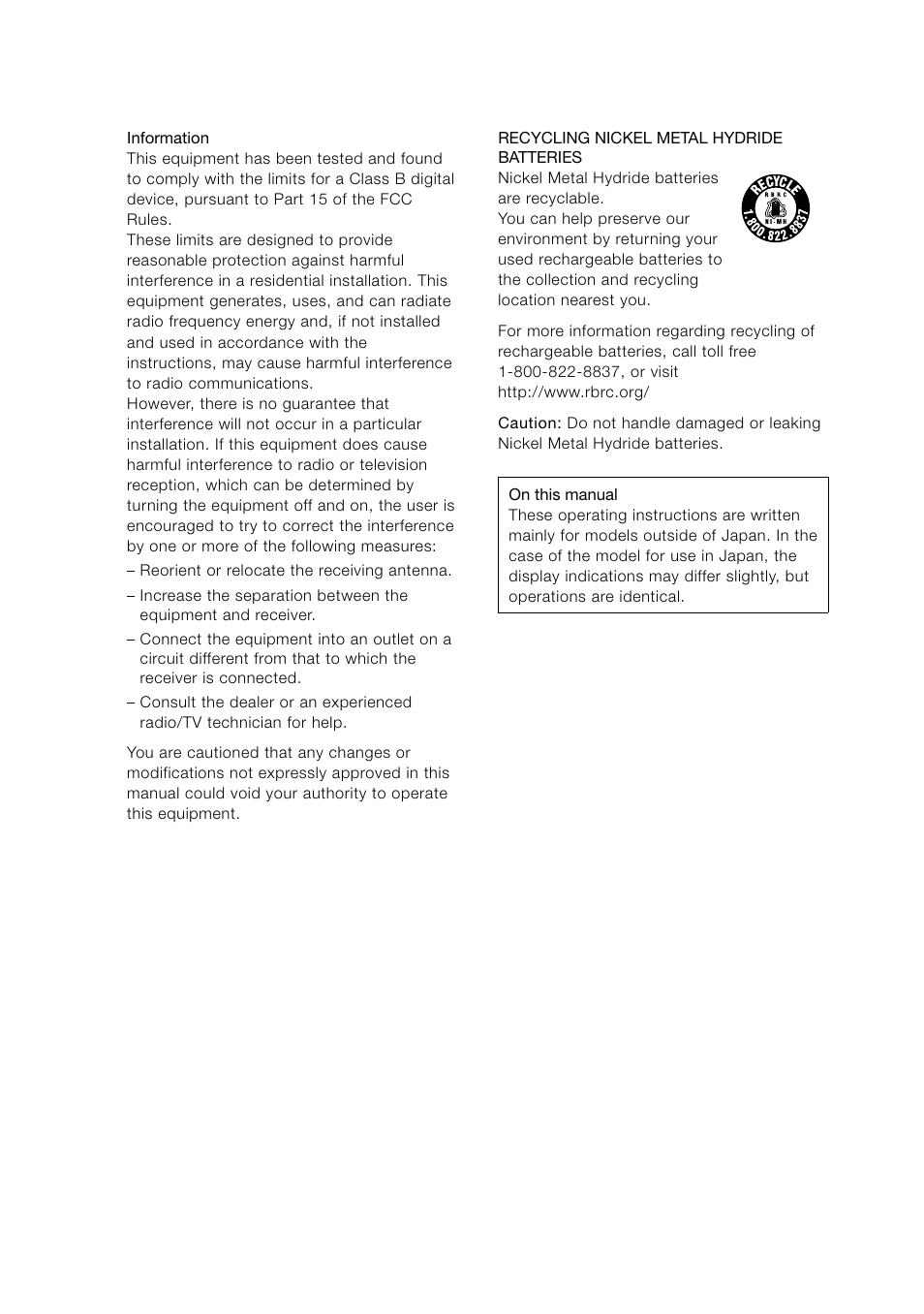 Sony PCM-D1 User Manual | Page 3 / 52