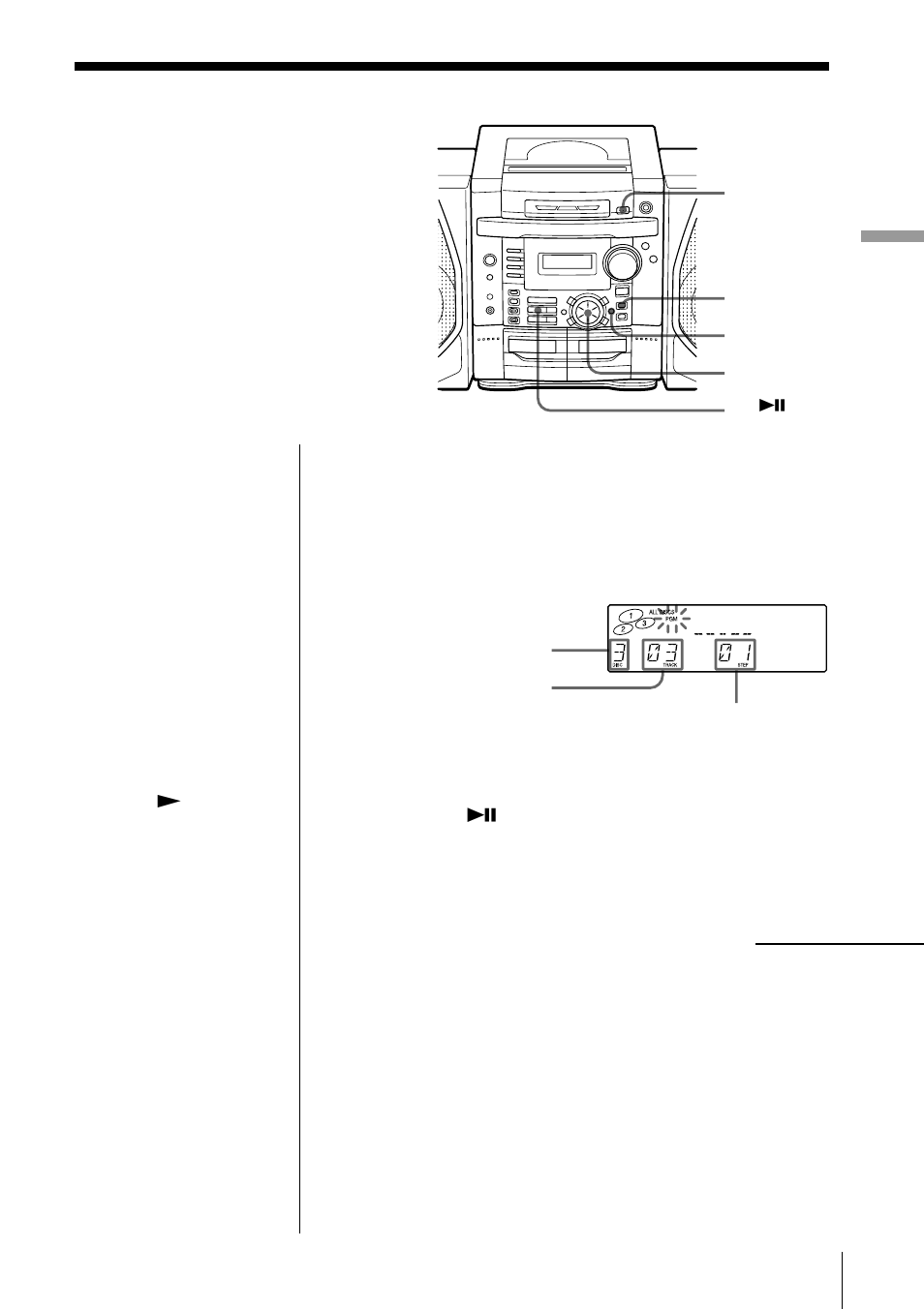 Creating your own program (program play), Creating your own program | Sony PHC-Z10 User Manual | Page 17 / 44