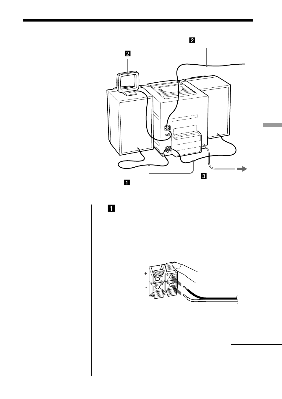 Setting up, Hooking up the system | Sony PHC-Z10 User Manual | Page 31 / 44