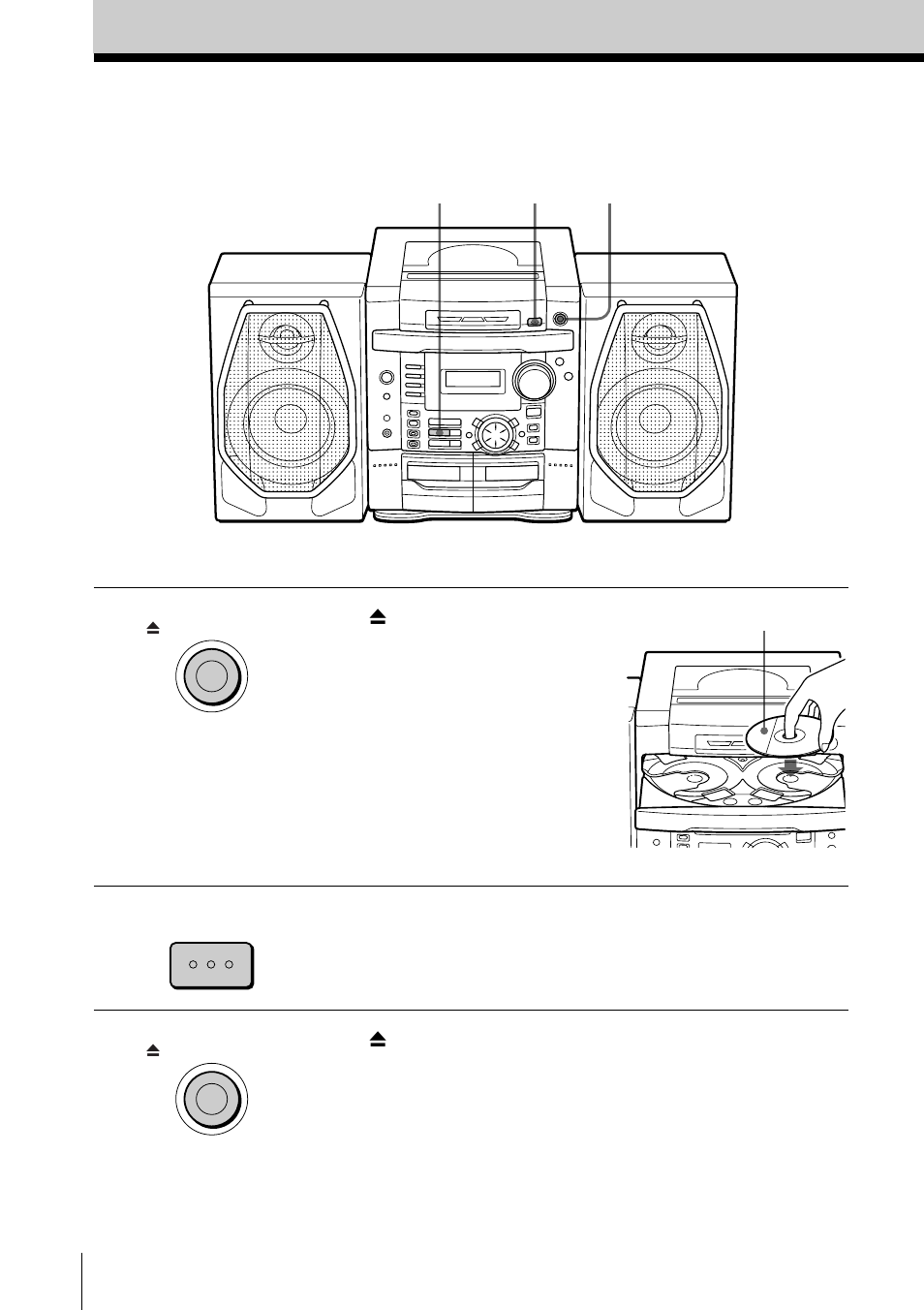 Basic operations, Playing a cd | Sony PHC-Z10 User Manual | Page 4 / 44