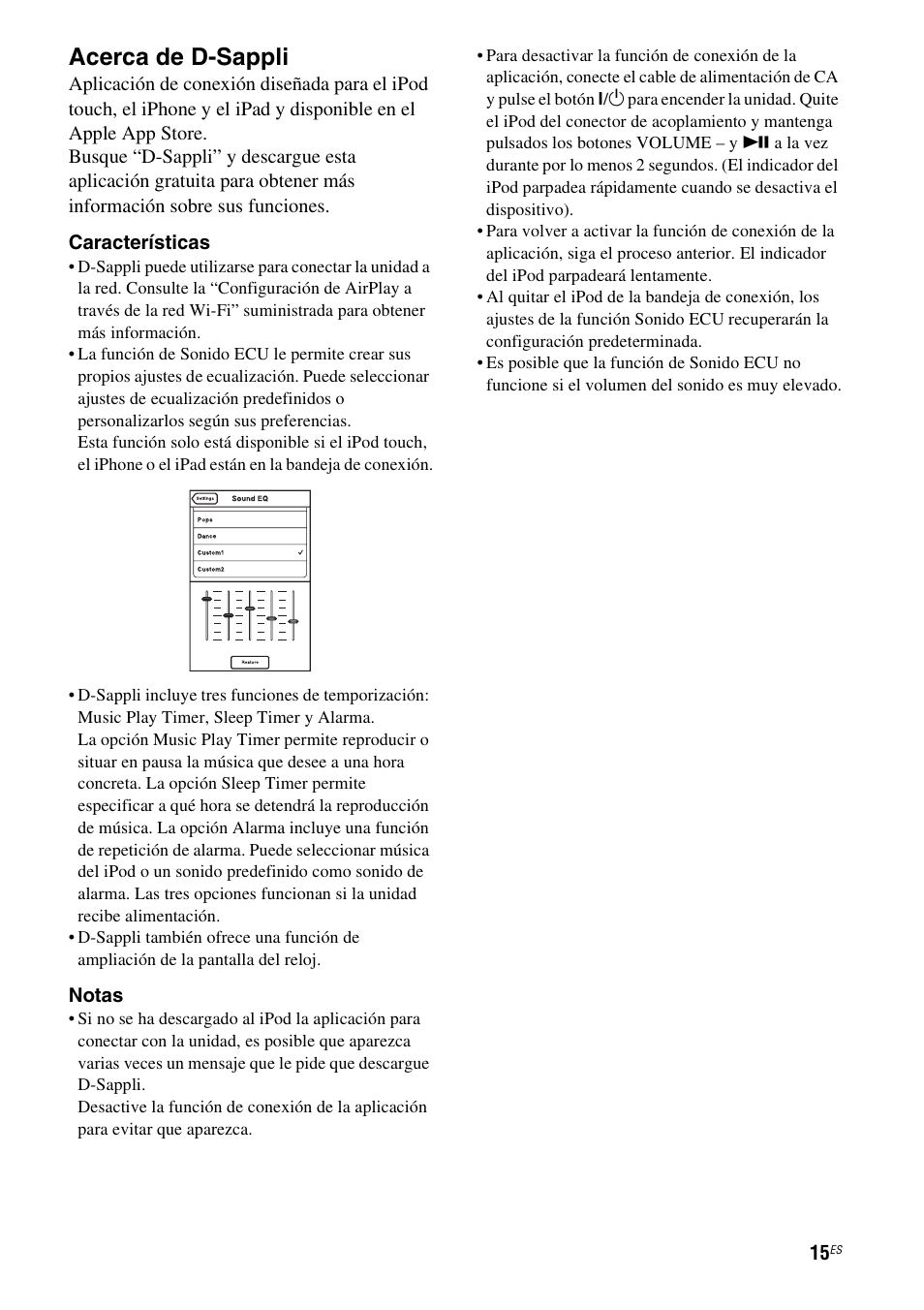 Acerca de d-sappli | Sony RDP-XA900iPN User Manual | Page 87 / 108