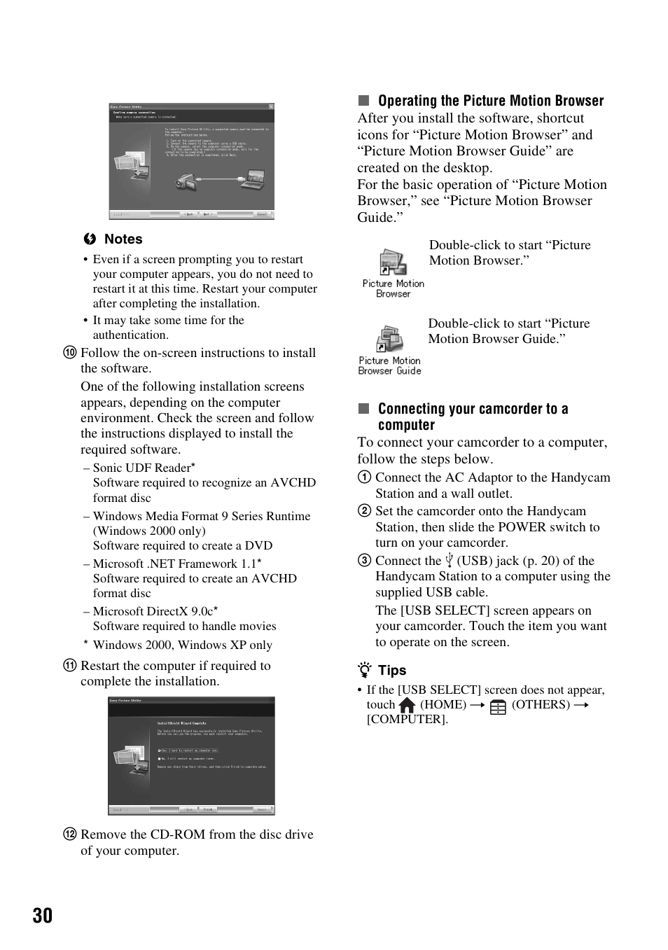 Sony HDR-CX7 User Manual | Page 30 / 40