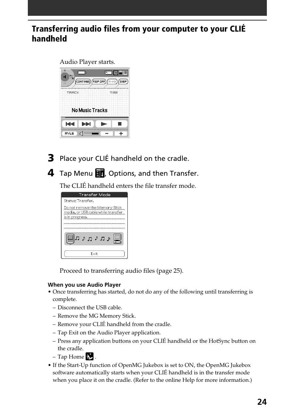 Sony PEG-N760C User Manual | Page 24 / 57