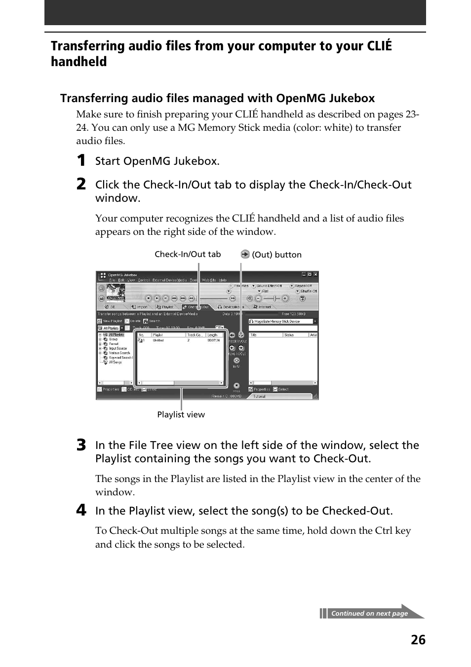 Sony PEG-N760C User Manual | Page 26 / 57