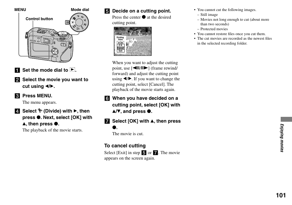 Sony DSC-V3 User Manual | Page 101 / 156