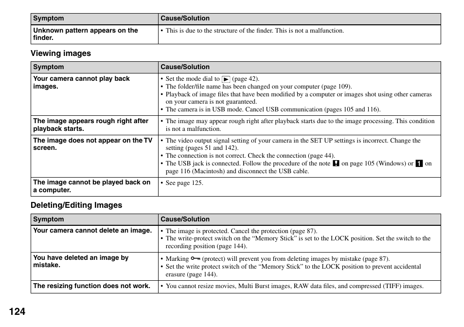 Sony DSC-V3 User Manual | Page 124 / 156